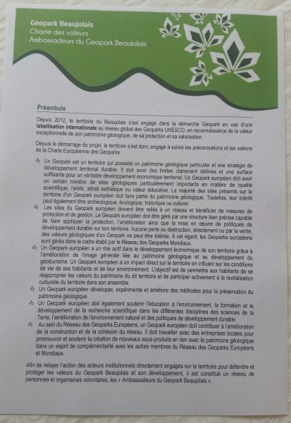Charte Démarche Geopark Beaujolais